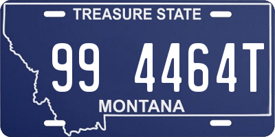 MT license plate 994464T