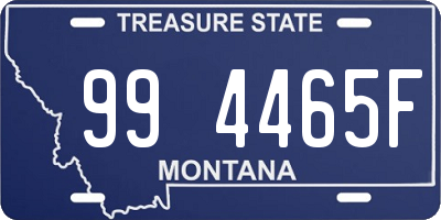 MT license plate 994465F