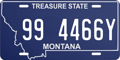 MT license plate 994466Y