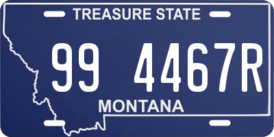 MT license plate 994467R