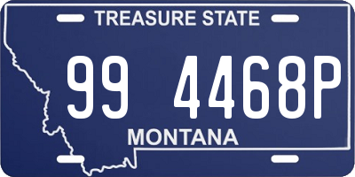 MT license plate 994468P