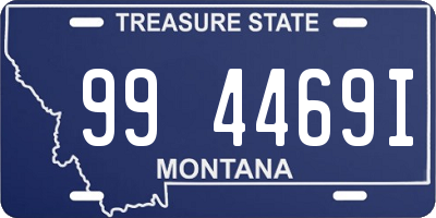 MT license plate 994469I