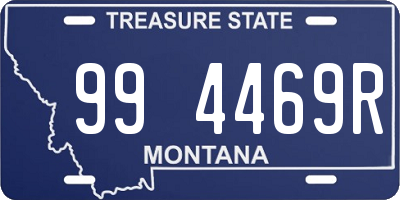 MT license plate 994469R