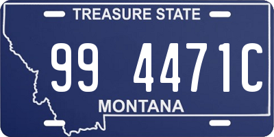 MT license plate 994471C