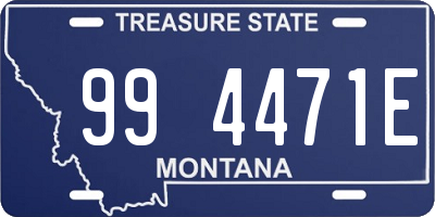 MT license plate 994471E