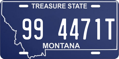 MT license plate 994471T