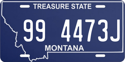 MT license plate 994473J