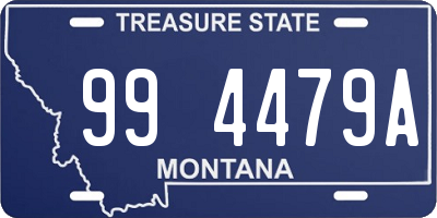 MT license plate 994479A