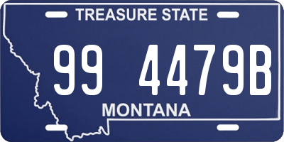 MT license plate 994479B