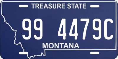 MT license plate 994479C