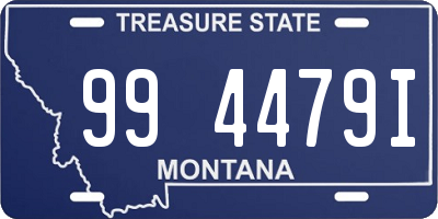 MT license plate 994479I