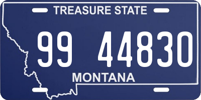 MT license plate 994483O