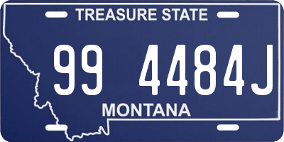 MT license plate 994484J