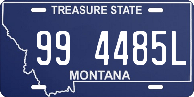 MT license plate 994485L