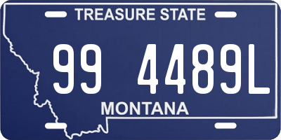 MT license plate 994489L