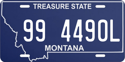 MT license plate 994490L