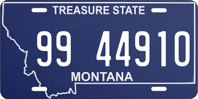 MT license plate 994491O