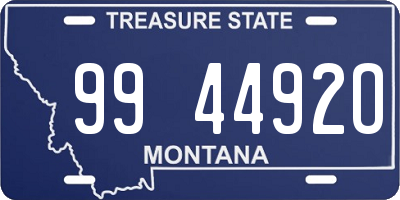 MT license plate 994492O