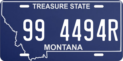 MT license plate 994494R