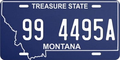 MT license plate 994495A