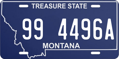 MT license plate 994496A