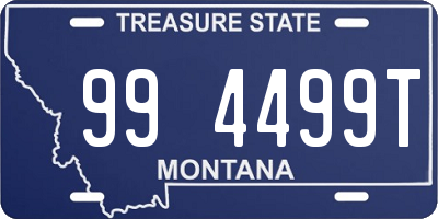 MT license plate 994499T