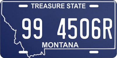 MT license plate 994506R