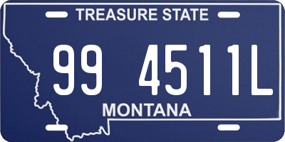 MT license plate 994511L