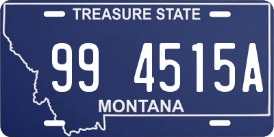 MT license plate 994515A