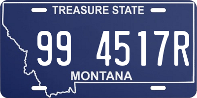 MT license plate 994517R