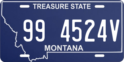 MT license plate 994524V