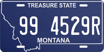 MT license plate 994529R