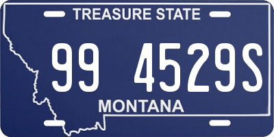 MT license plate 994529S