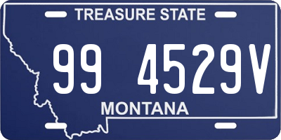 MT license plate 994529V