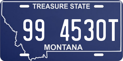 MT license plate 994530T