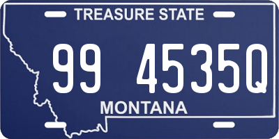 MT license plate 994535Q