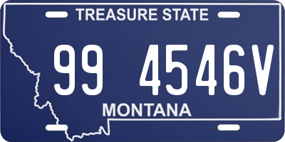 MT license plate 994546V