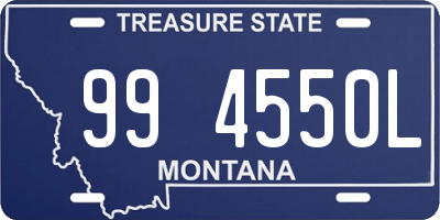 MT license plate 994550L