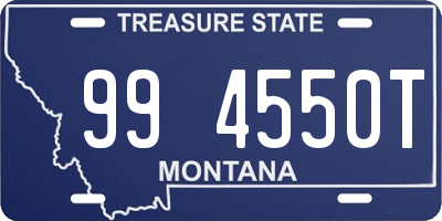 MT license plate 994550T