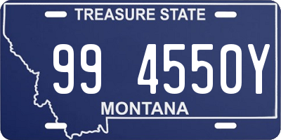 MT license plate 994550Y