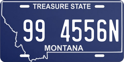 MT license plate 994556N