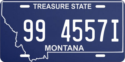 MT license plate 994557I