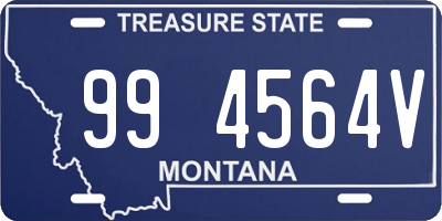 MT license plate 994564V