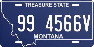 MT license plate 994566V