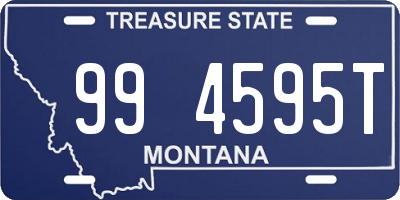 MT license plate 994595T