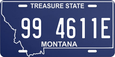 MT license plate 994611E