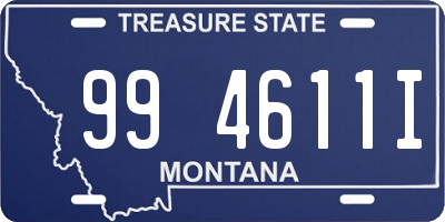 MT license plate 994611I