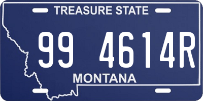 MT license plate 994614R