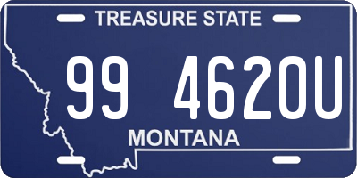 MT license plate 994620U