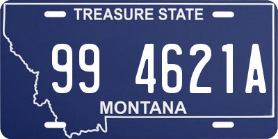 MT license plate 994621A